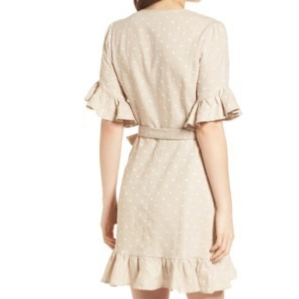 WAYF Ruffle Wrap Dress - Picture 2 of 2